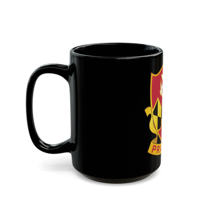 121 Engineer Battalion (U.S. Army) Black Coffee Mug-The Sticker Space