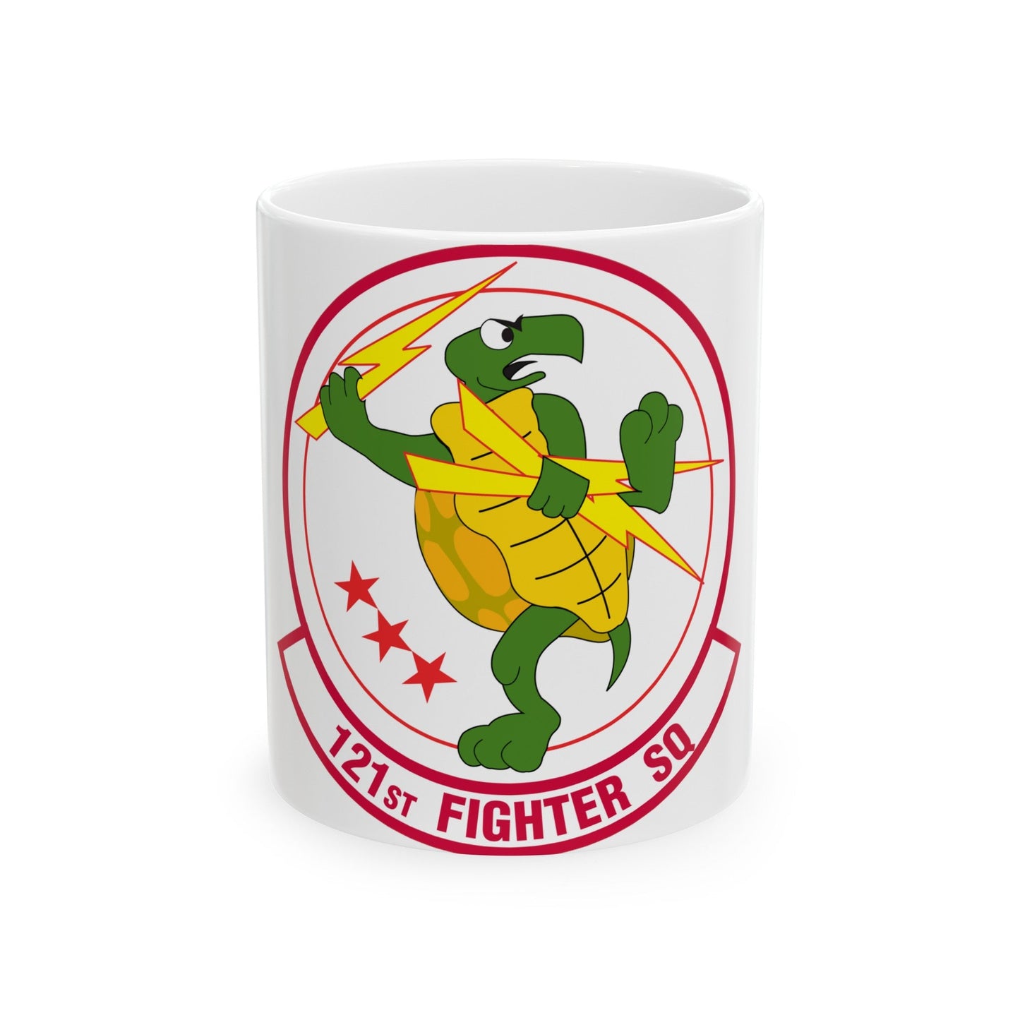 121 Fighter Squadron (U.S. Air Force) White Coffee Mug-11oz-The Sticker Space