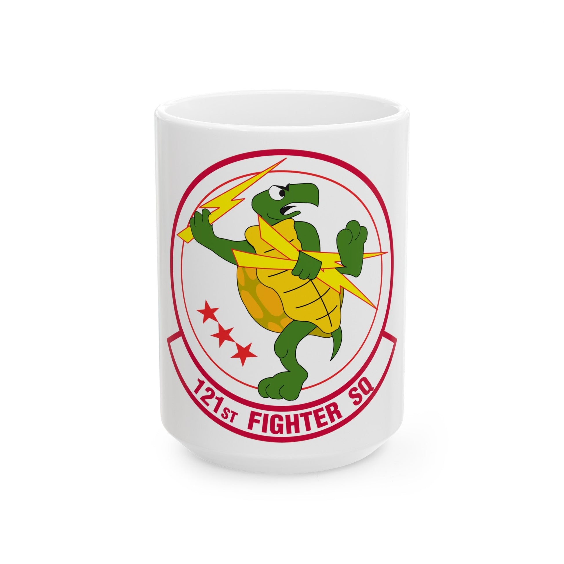 121 Fighter Squadron (U.S. Air Force) White Coffee Mug-15oz-The Sticker Space