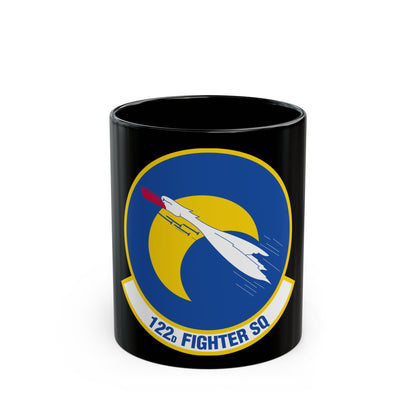 122 Fighter Squadron (U.S. Air Force) Black Coffee Mug-11oz-The Sticker Space