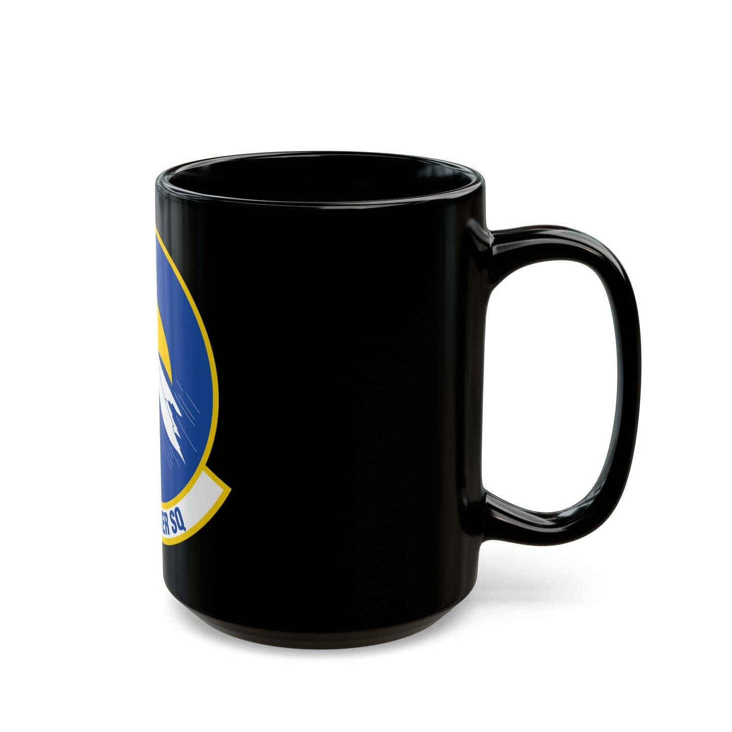 122 Fighter Squadron (U.S. Air Force) Black Coffee Mug-The Sticker Space