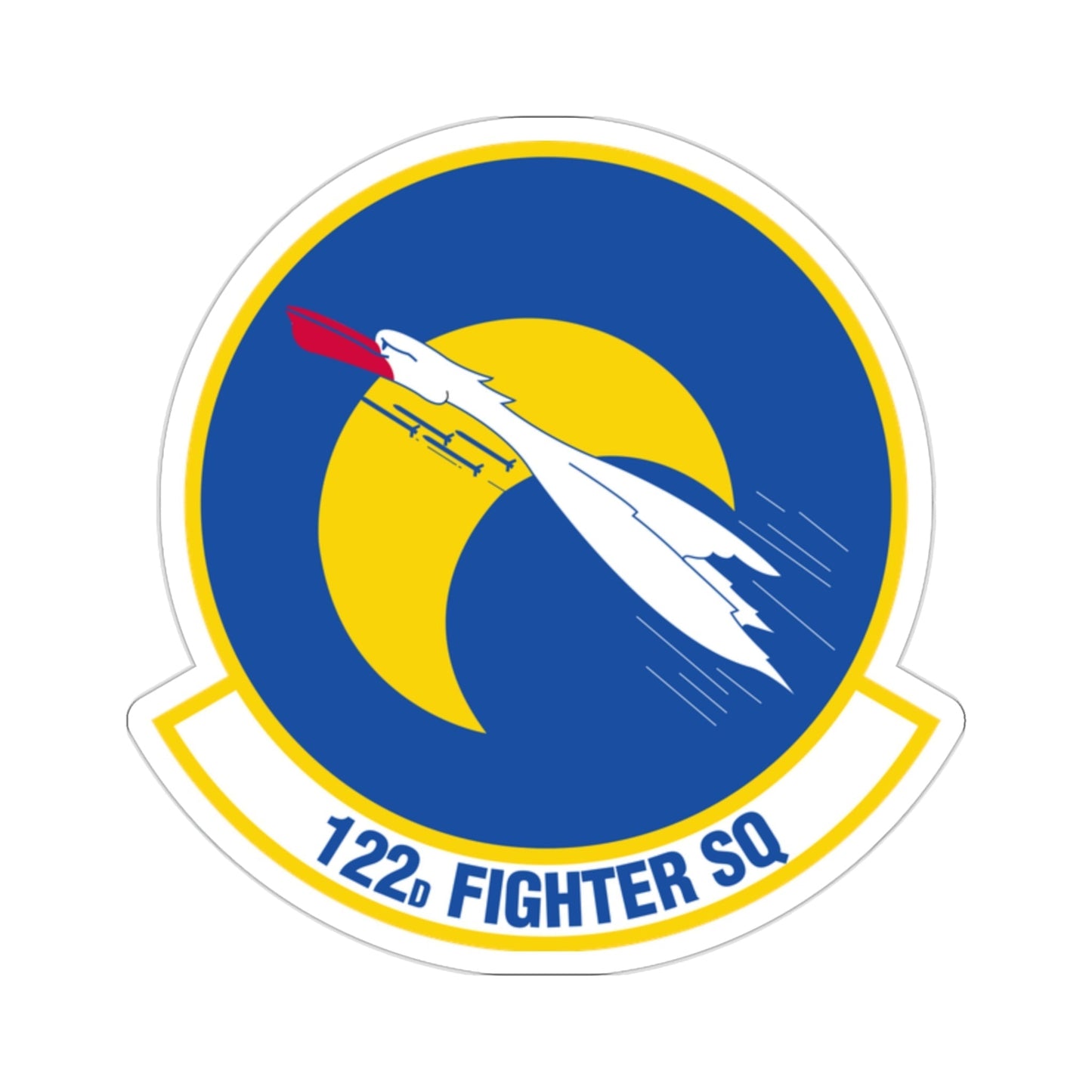 122 Fighter Squadron (U.S. Air Force) STICKER Vinyl Die-Cut Decal-2 Inch-The Sticker Space