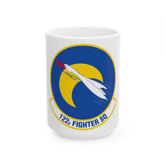 122 Fighter Squadron (U.S. Air Force) White Coffee Mug