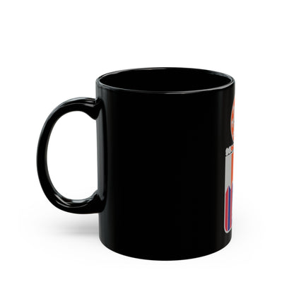 122 Signal Battalion (U.S. Army) Black Coffee Mug-The Sticker Space