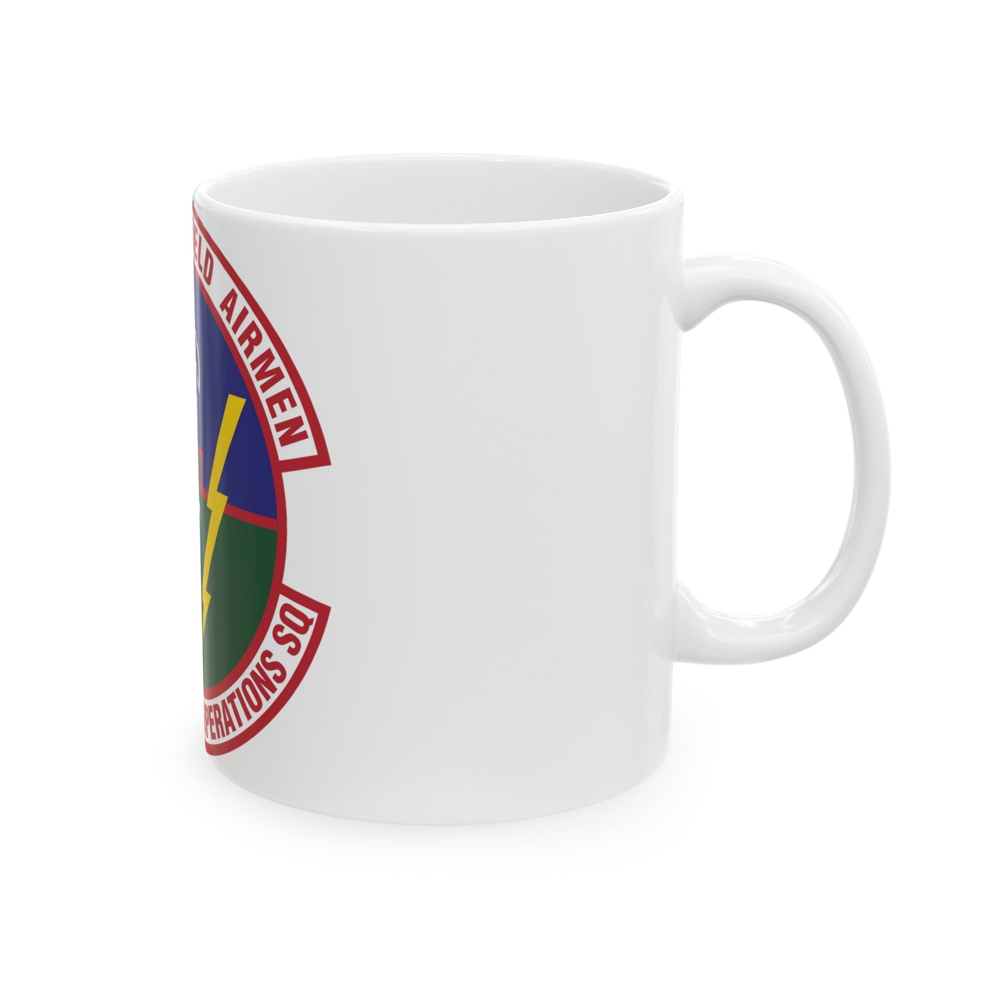 122d Air Support Operations Squadron (U.S. Air Force) White Coffee Mug-The Sticker Space