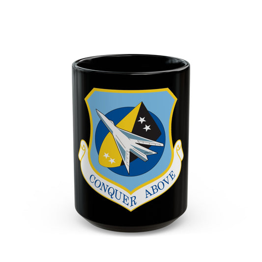 122d Fighter Wing (U.S. Air Force) Black Coffee Mug-15oz-The Sticker Space