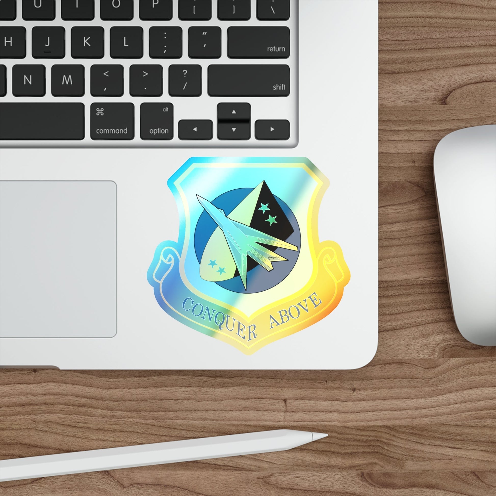 122d Fighter Wing (U.S. Air Force) Holographic STICKER Die-Cut Vinyl Decal-The Sticker Space