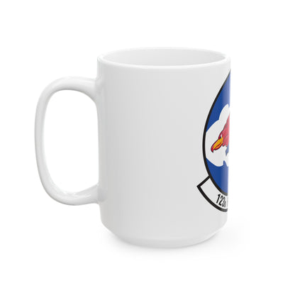123 Fighter Squadron (U.S. Air Force) White Coffee Mug-The Sticker Space