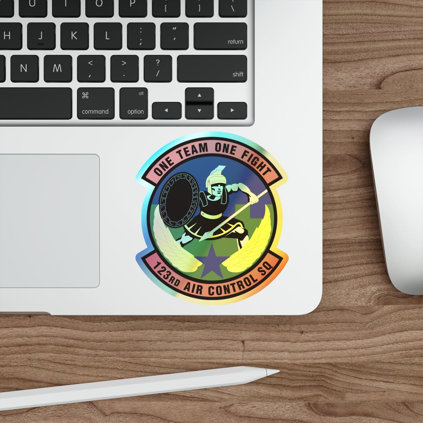 123d Air Control Squadron (U.S. Air Force) Holographic STICKER Die-Cut Vinyl Decal-The Sticker Space