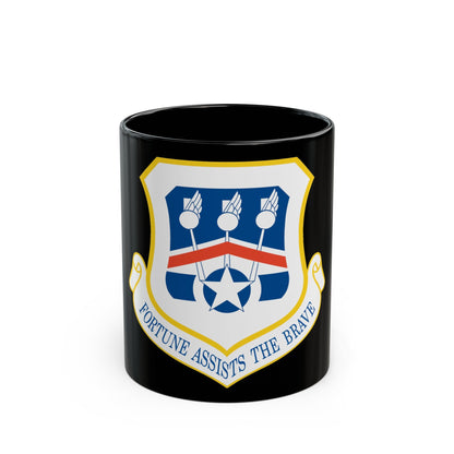 123d Airlift Wing (U.S. Air Force) Black Coffee Mug-11oz-The Sticker Space