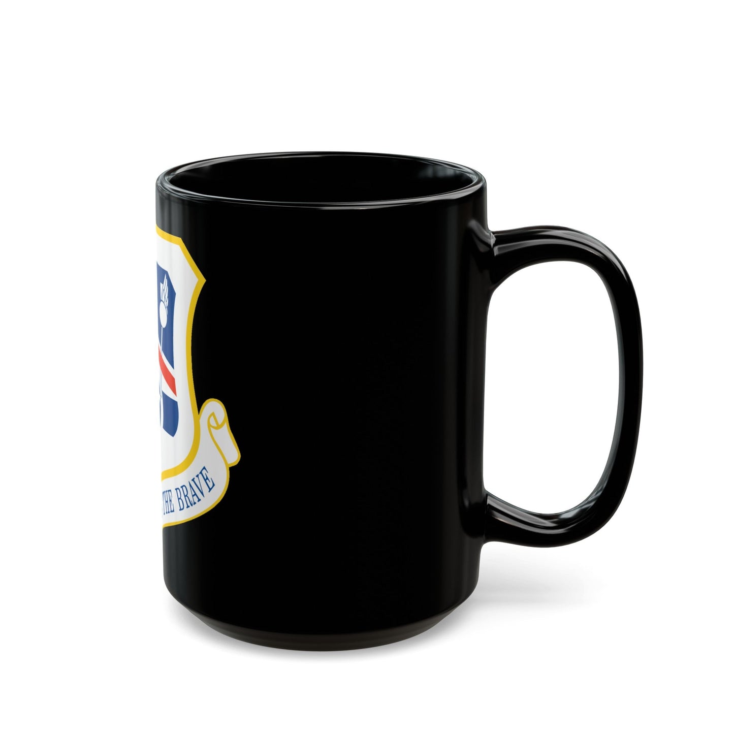 123d Airlift Wing (U.S. Air Force) Black Coffee Mug-The Sticker Space