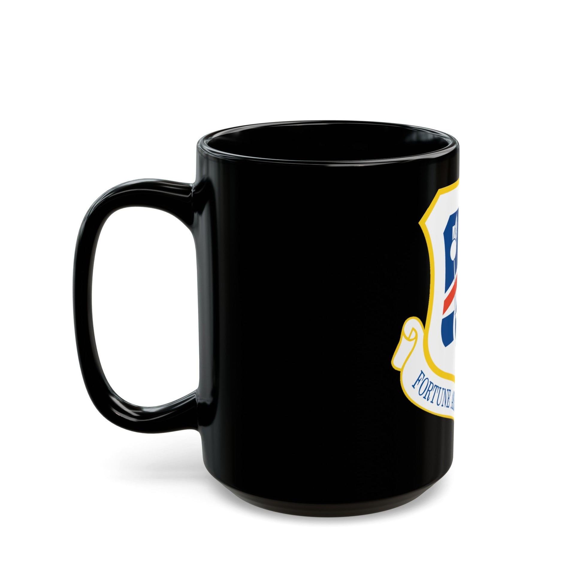 123d Airlift Wing (U.S. Air Force) Black Coffee Mug-The Sticker Space