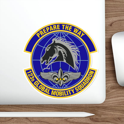 123d Global Mobility Squadron (U.S. Air Force) STICKER Vinyl Die-Cut Decal-The Sticker Space