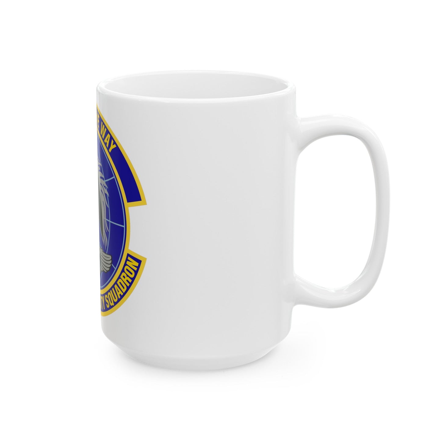 123d Global Mobility Squadron (U.S. Air Force) White Coffee Mug-The Sticker Space