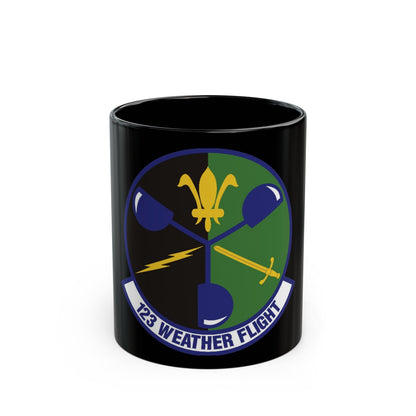 123d Weather Flight (U.S. Air Force) Black Coffee Mug-11oz-The Sticker Space