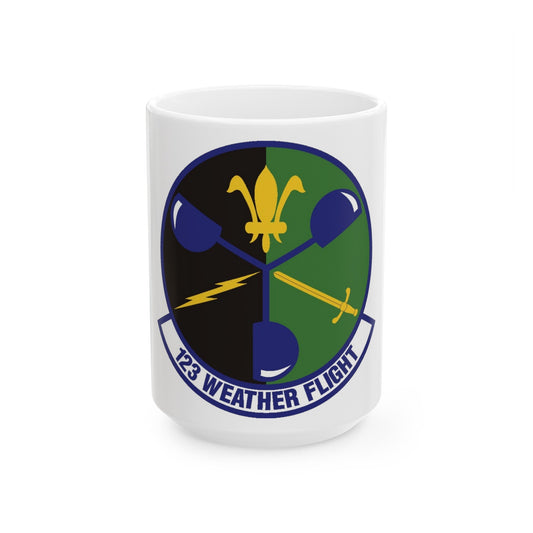 123d Weather Flight (U.S. Air Force) White Coffee Mug