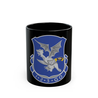 123rd Infantry Regiment (U.S. Army) Black Coffee Mug-11oz-The Sticker Space