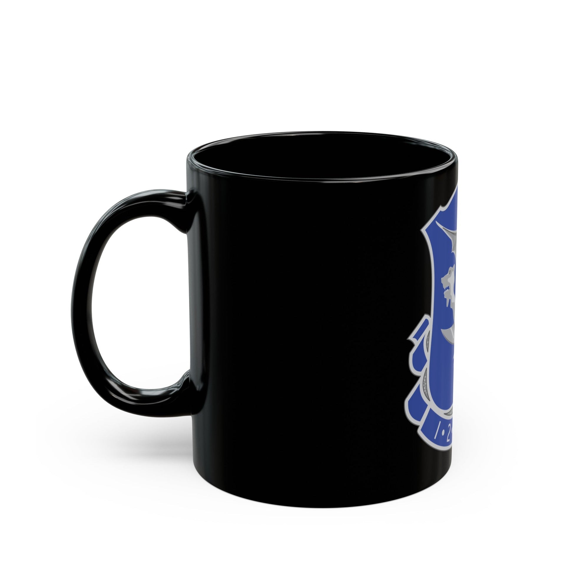 123rd Infantry Regiment (U.S. Army) Black Coffee Mug-The Sticker Space