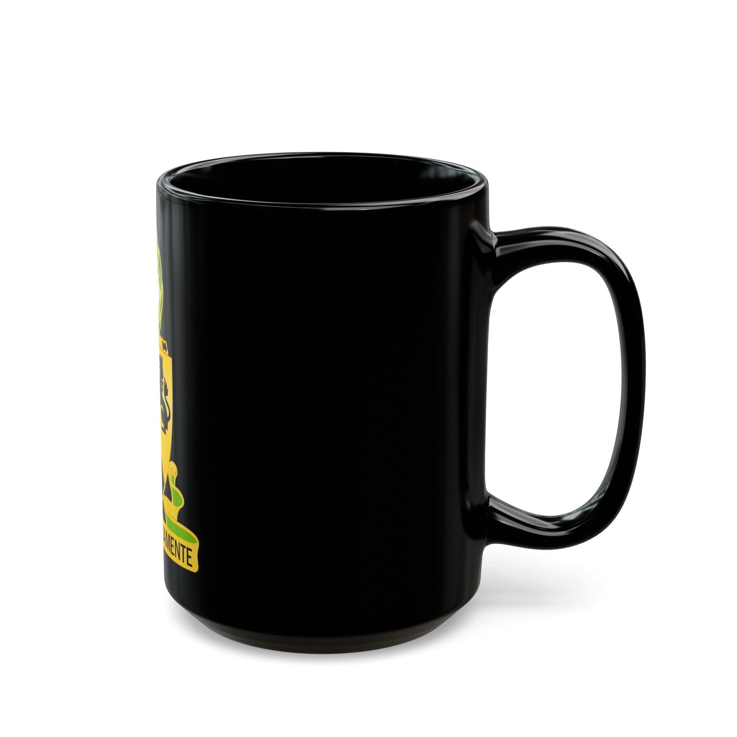 124 Cavalry Regiment (U.S. Army) Black Coffee Mug-The Sticker Space