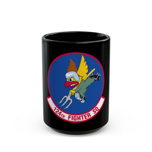 124 Fighter Squadron (U.S. Air Force) Black Coffee Mug