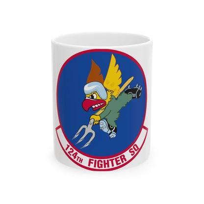 124 Fighter Squadron (U.S. Air Force) White Coffee Mug-11oz-The Sticker Space
