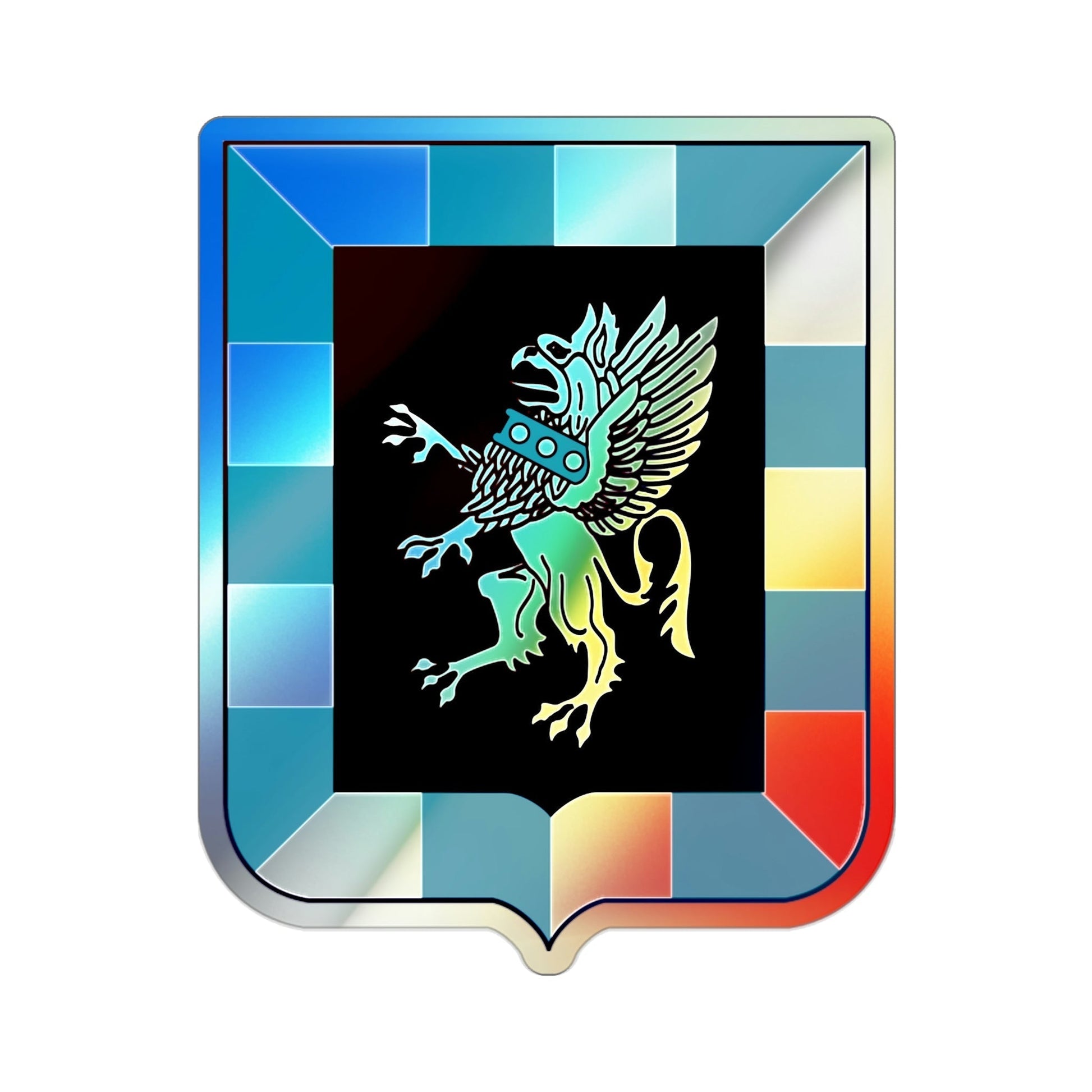 124 Military Intelligence Battalion v2 (U.S. Army) Holographic STICKER Die-Cut Vinyl Decal-2 Inch-The Sticker Space