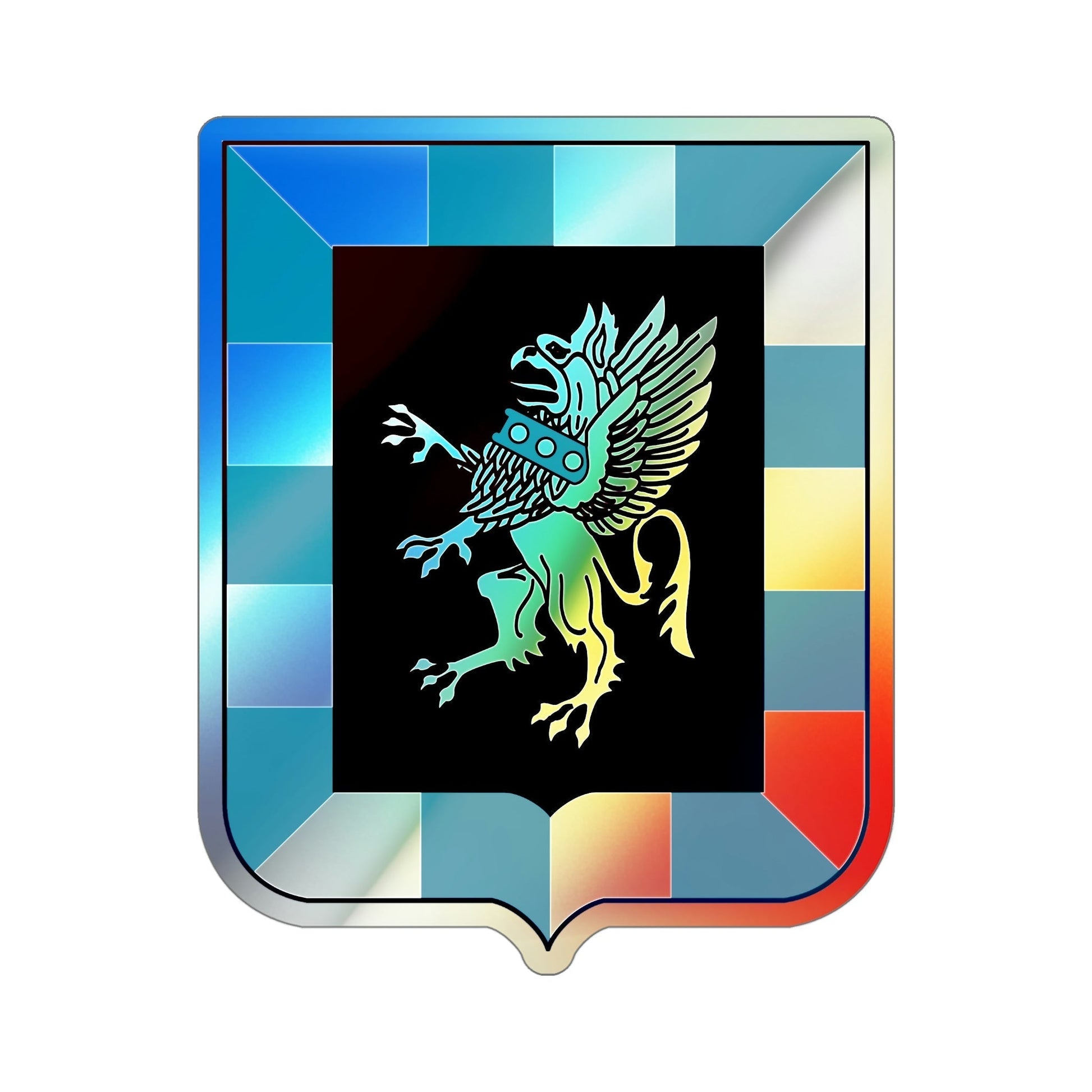 124 Military Intelligence Battalion v2 (U.S. Army) Holographic STICKER Die-Cut Vinyl Decal-5 Inch-The Sticker Space