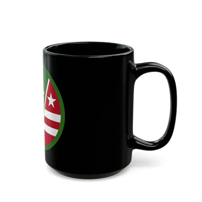 124 Regional Support Command (U.S. Army) Black Coffee Mug-The Sticker Space