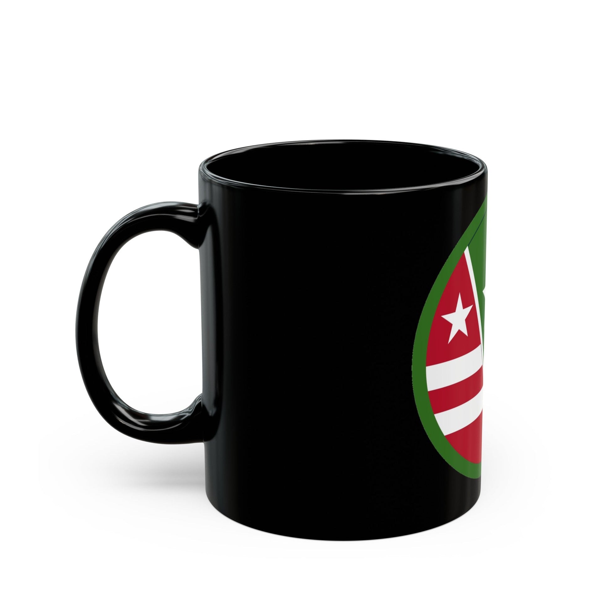 124 Regional Support Command (U.S. Army) Black Coffee Mug-The Sticker Space