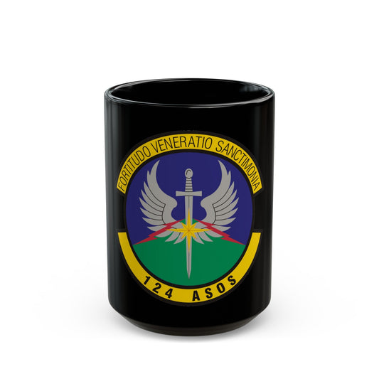 124th Air Support Operations Squadron (U.S. Air Force) Black Coffee Mug-15oz-The Sticker Space