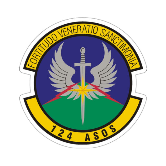 124th Air Support Operations Squadron (U.S. Air Force) STICKER Vinyl Die-Cut Decal-White-The Sticker Space