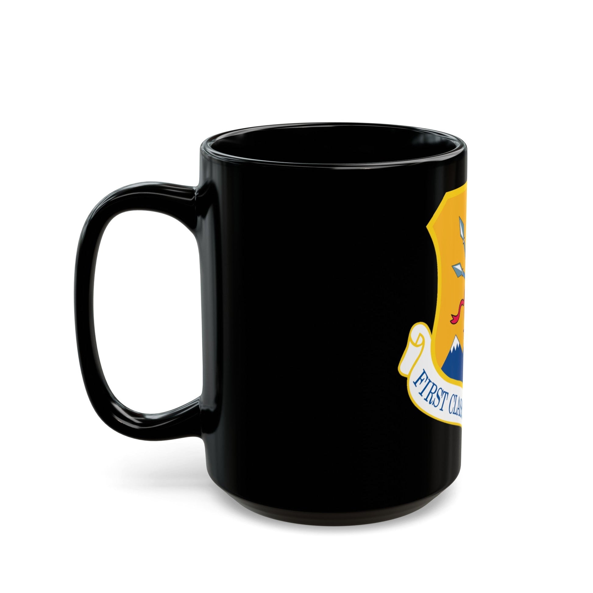 124th Fighter Wing (U.S. Air Force) Black Coffee Mug-The Sticker Space