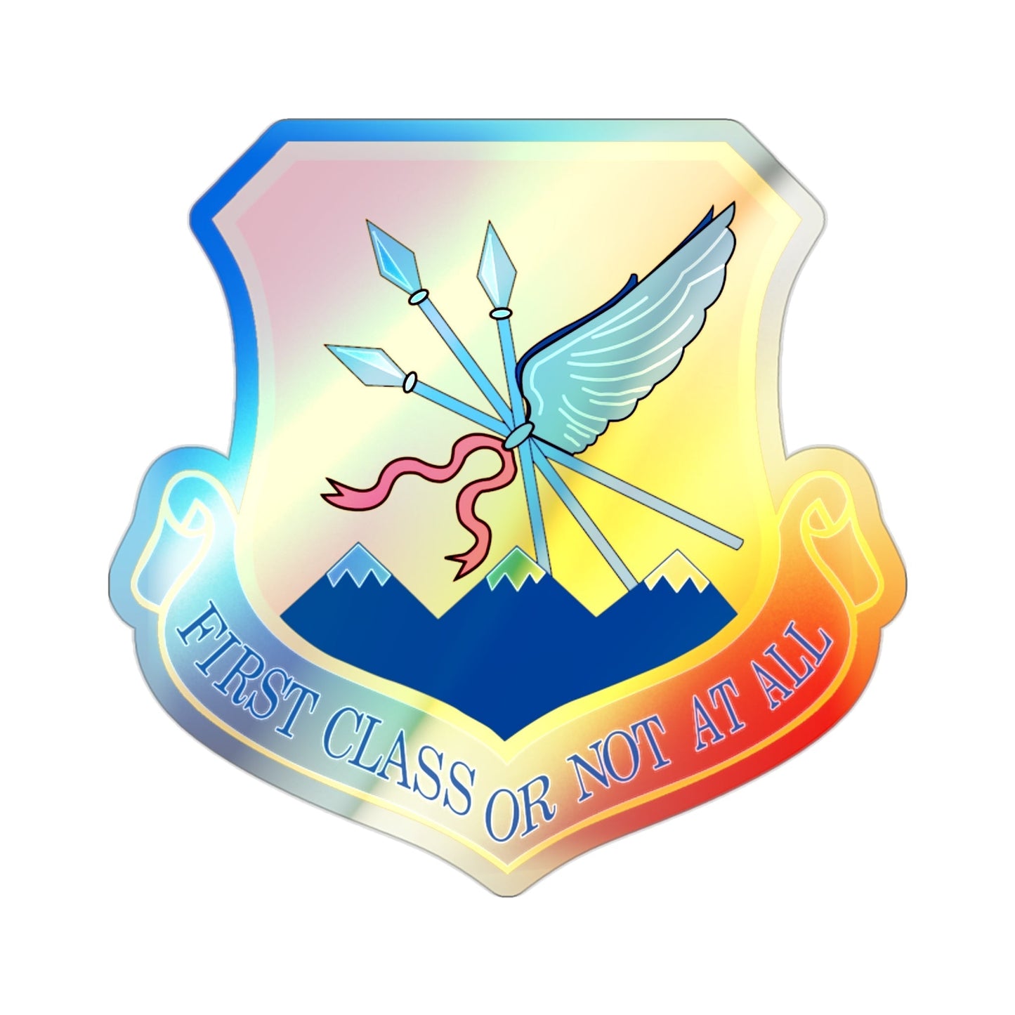 124th Fighter Wing (U.S. Air Force) Holographic STICKER Die-Cut Vinyl Decal-2 Inch-The Sticker Space