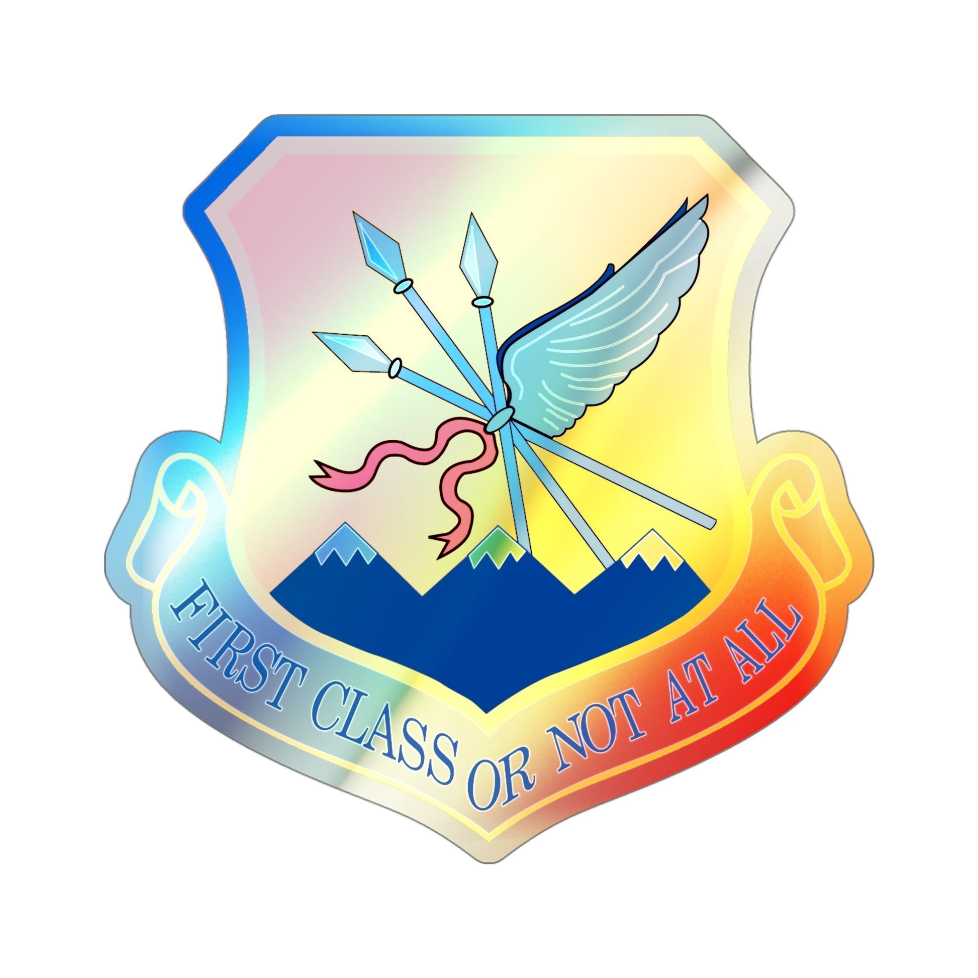 124th Fighter Wing (U.S. Air Force) Holographic STICKER Die-Cut Vinyl Decal-4 Inch-The Sticker Space