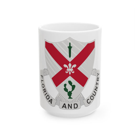 124th Infantry Regiment (U.S. Army) White Coffee Mug-15oz-The Sticker Space