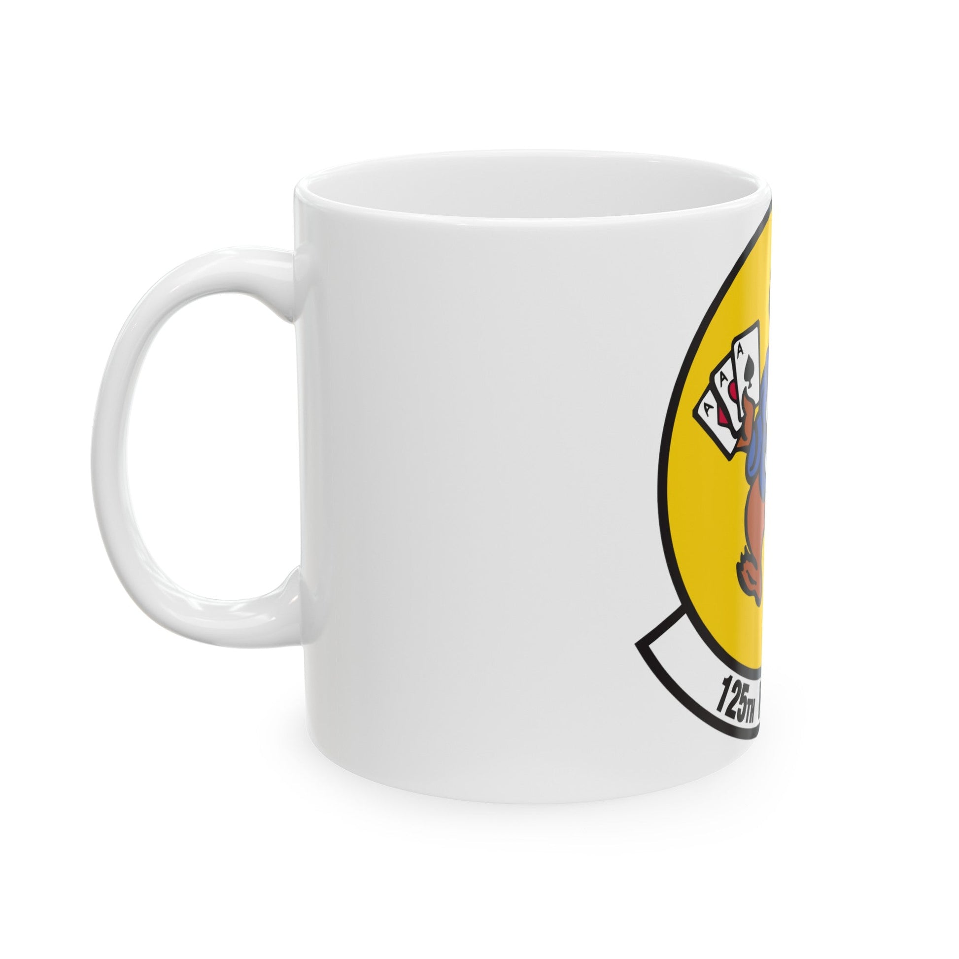 125 Fighter Squadron (U.S. Air Force) White Coffee Mug-The Sticker Space