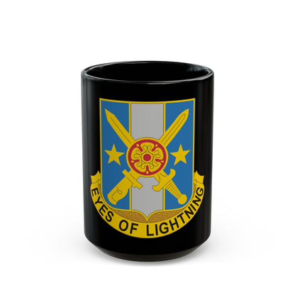 125 Military Intelligence Battalion (U.S. Army) Black Coffee Mug-15oz-The Sticker Space