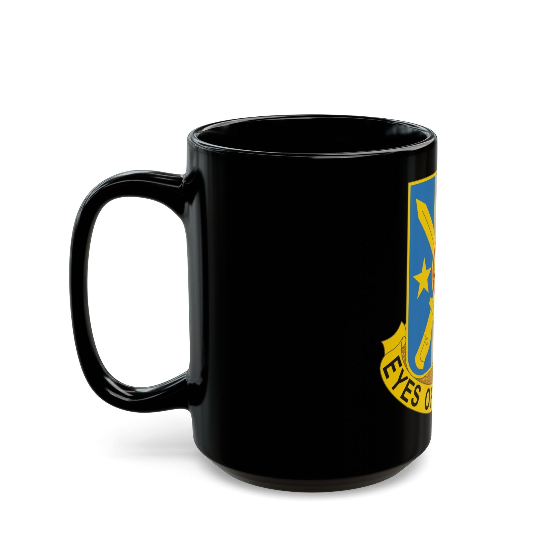 125 Military Intelligence Battalion (U.S. Army) Black Coffee Mug-The Sticker Space