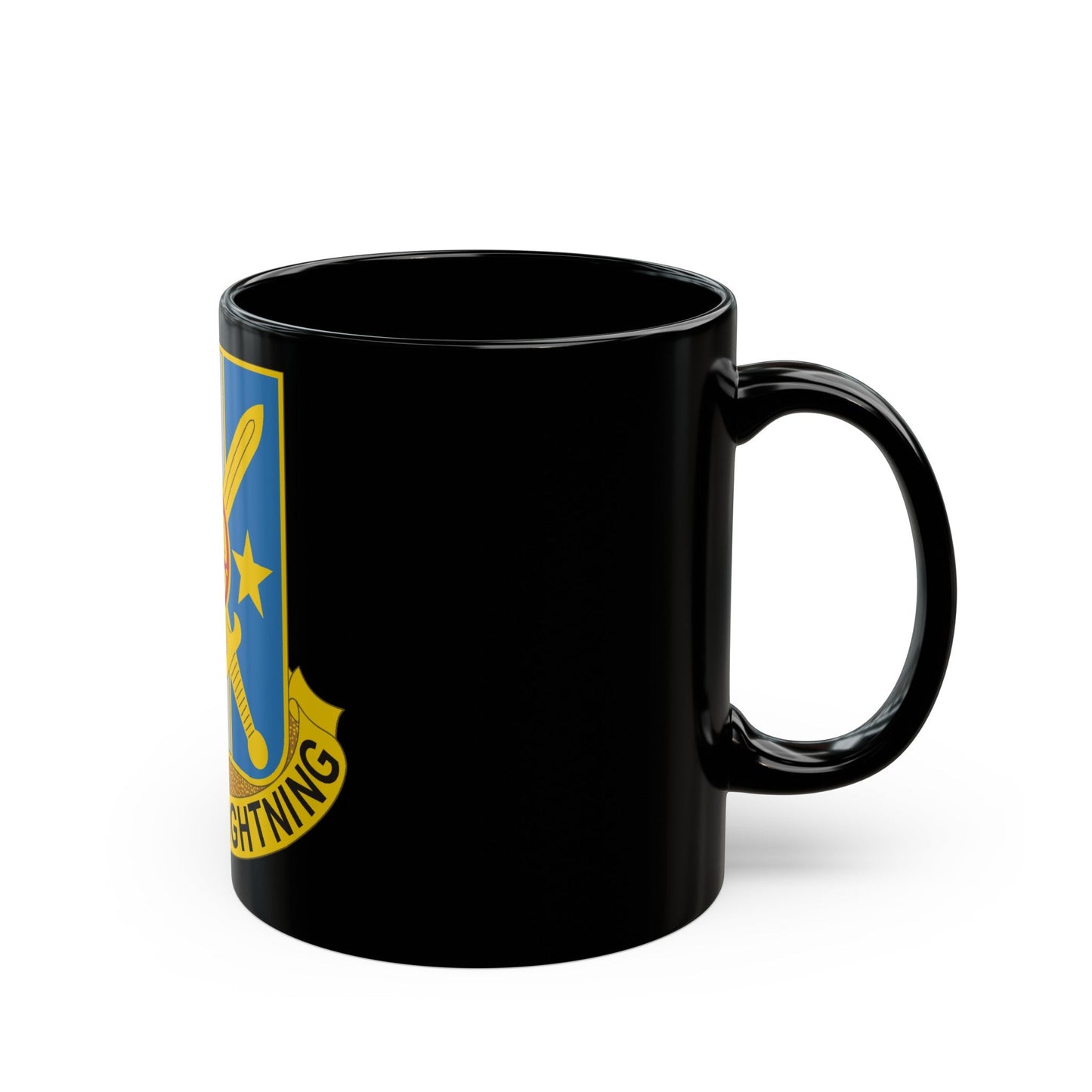 125 Military Intelligence Battalion (U.S. Army) Black Coffee Mug-The Sticker Space
