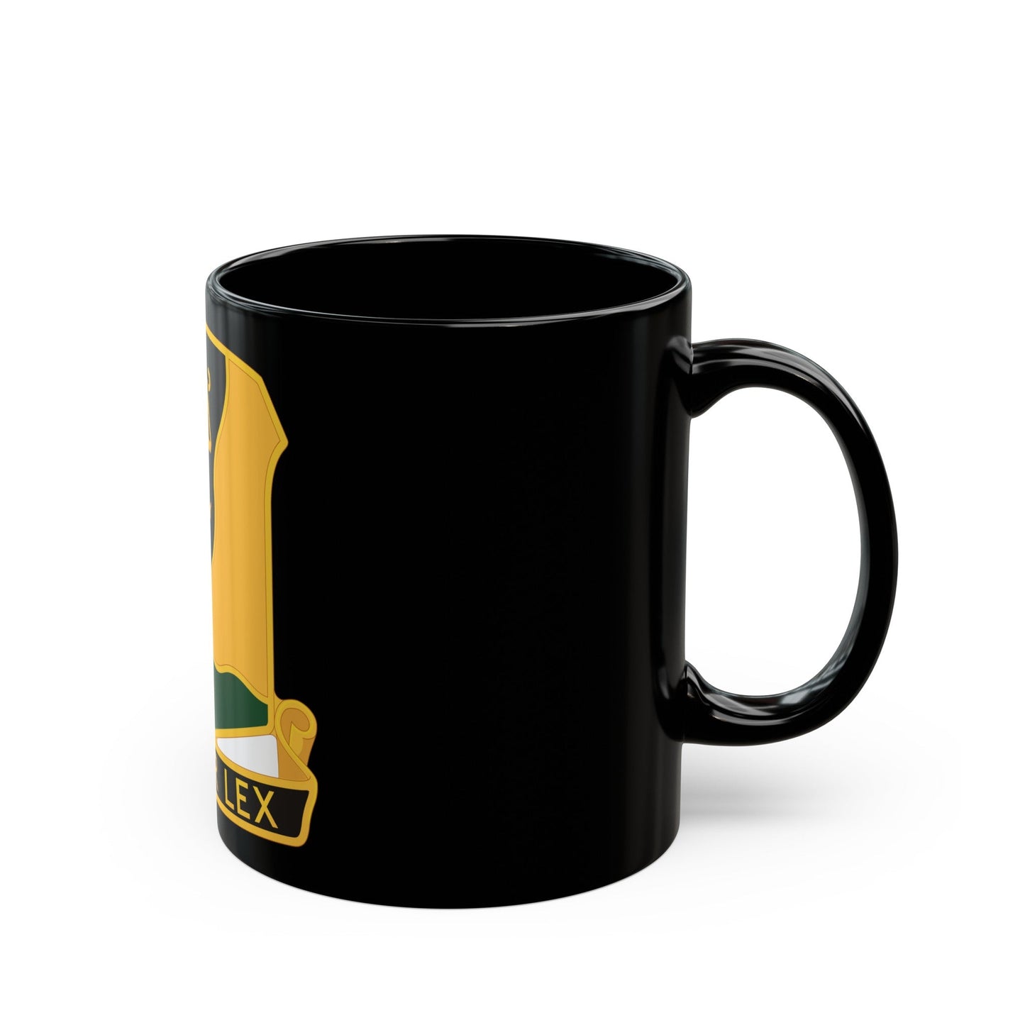 125 Military Police Battalion (U.S. Army) Black Coffee Mug-The Sticker Space