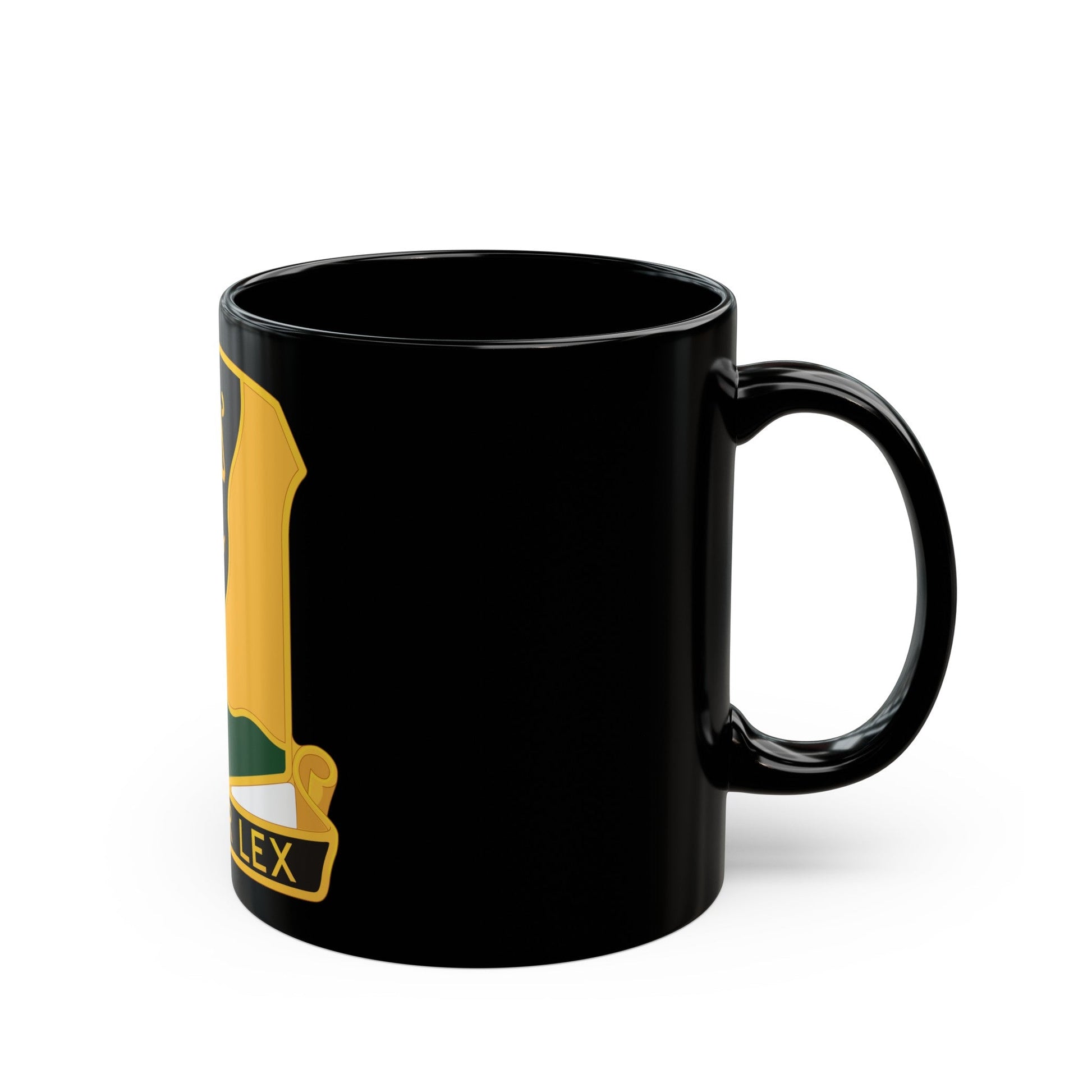 125 Military Police Battalion (U.S. Army) Black Coffee Mug-The Sticker Space
