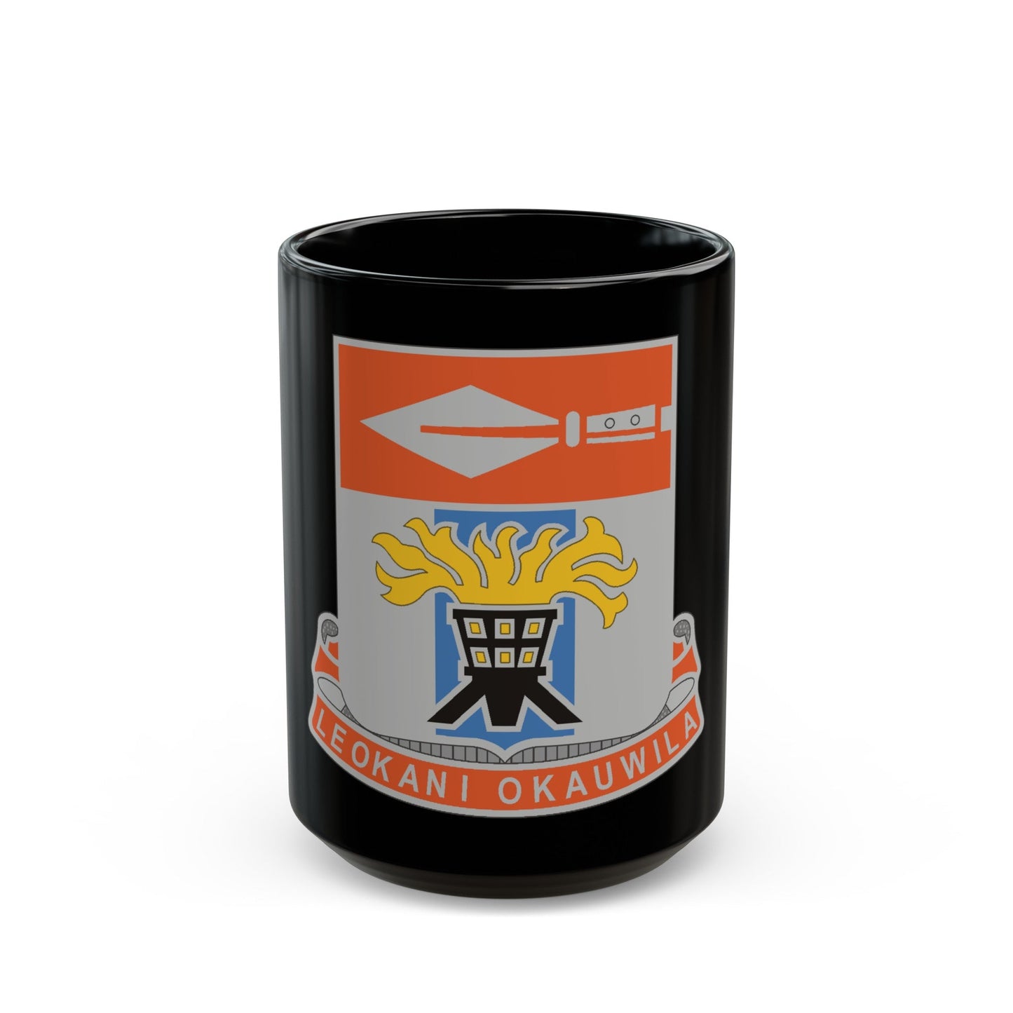 125 Signal Battalion (U.S. Army) Black Coffee Mug