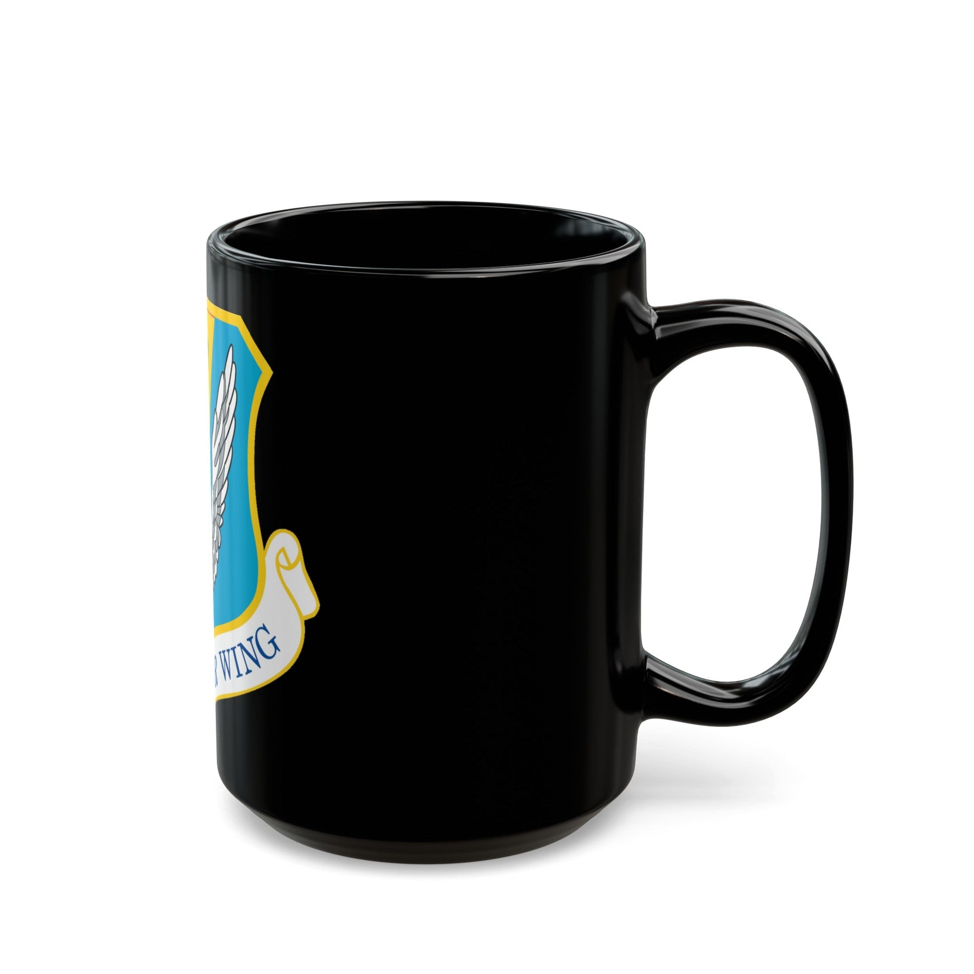125th Fighter Wing (U.S. Air Force) Black Coffee Mug-The Sticker Space