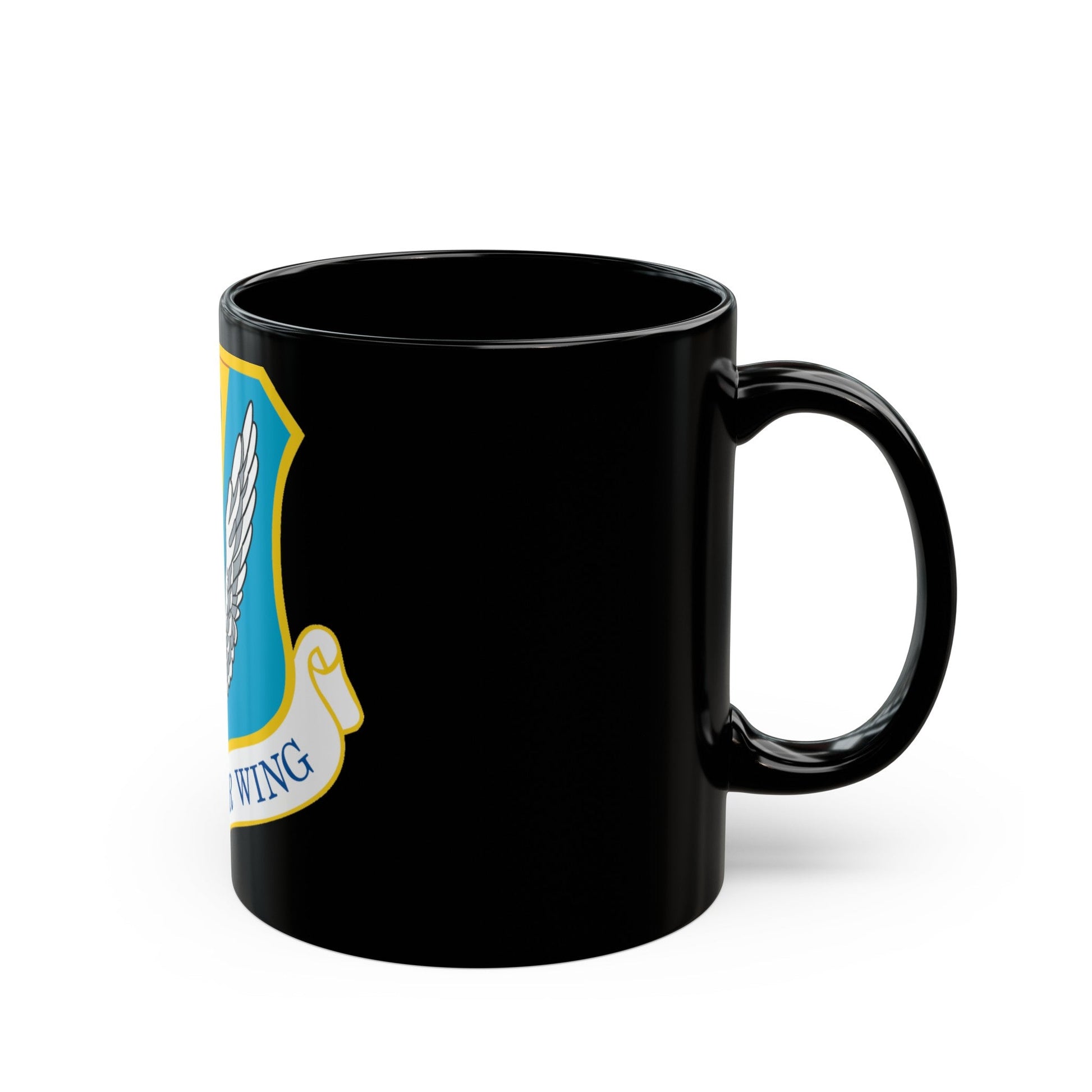 125th Fighter Wing (U.S. Air Force) Black Coffee Mug-The Sticker Space