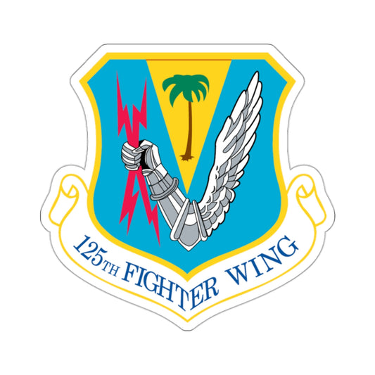 125th Fighter Wing (U.S. Air Force) STICKER Vinyl Die-Cut Decal-White-The Sticker Space