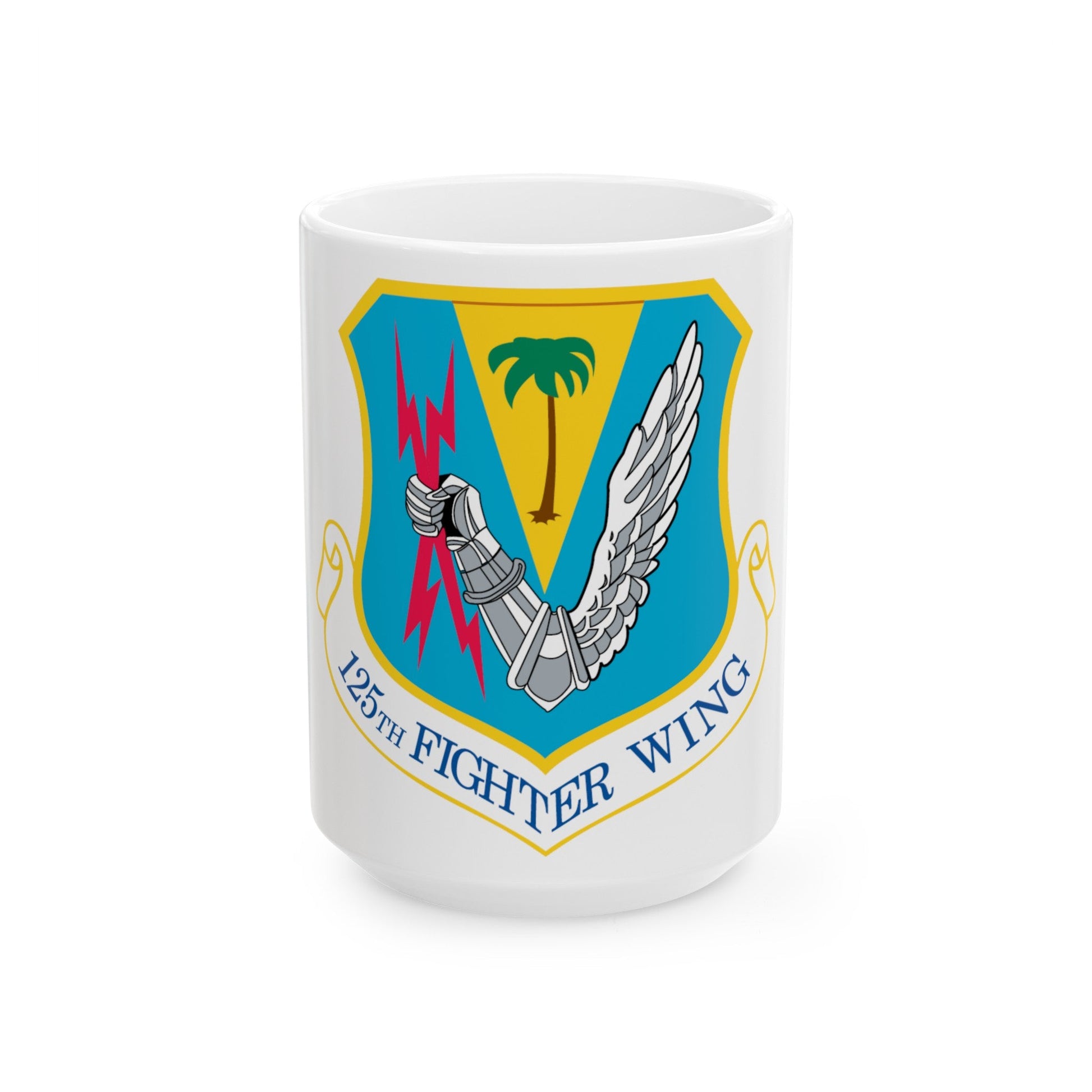 125th Fighter Wing (U.S. Air Force) White Coffee Mug-15oz-The Sticker Space