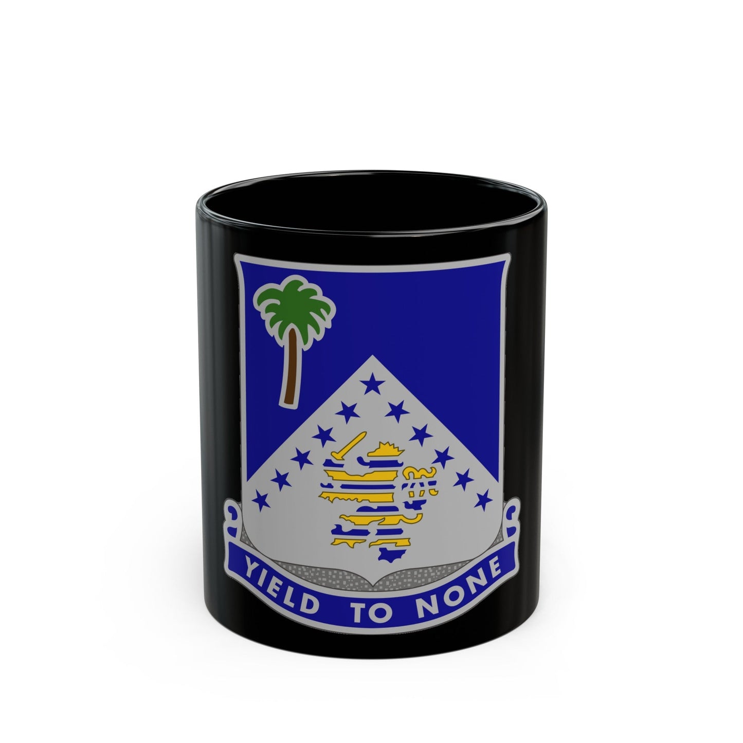 125th Infantry Regiment (U.S. Army) Black Coffee Mug-11oz-The Sticker Space