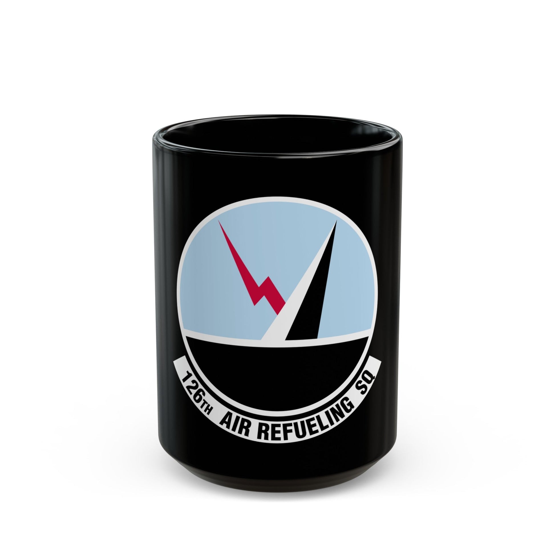 126 Air Refueling Squadron (U.S. Air Force) Black Coffee Mug-15oz-The Sticker Space
