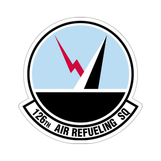 126 Air Refueling Squadron (U.S. Air Force) STICKER Vinyl Die-Cut Decal-White-The Sticker Space