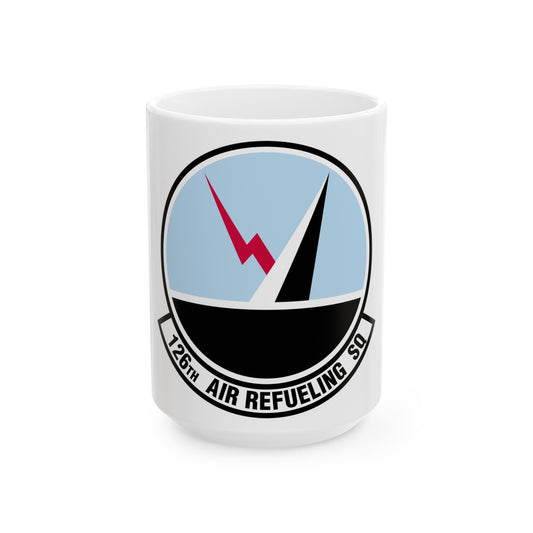 126 Air Refueling Squadron (U.S. Air Force) White Coffee Mug